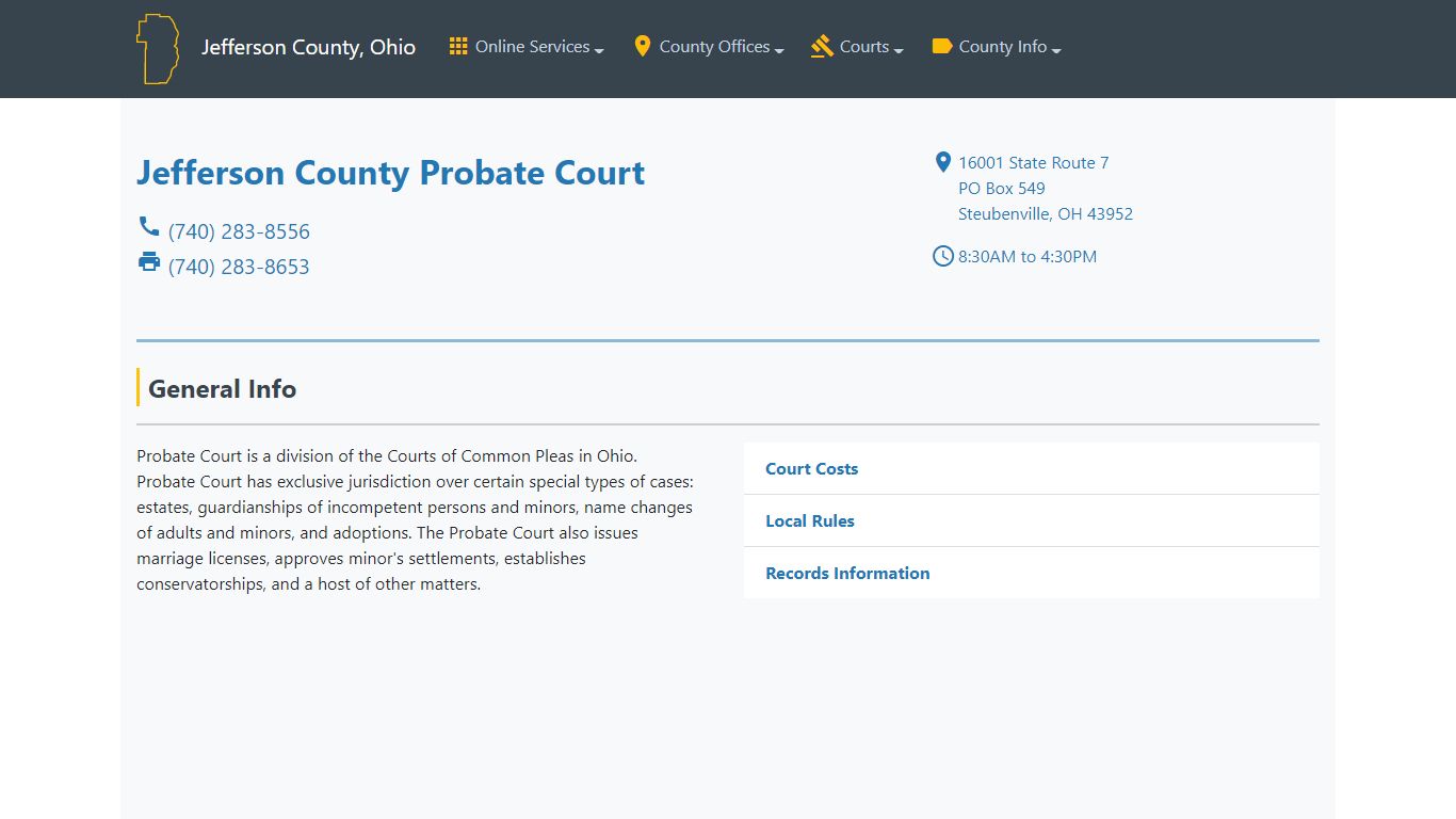 Jefferson County Probate Court